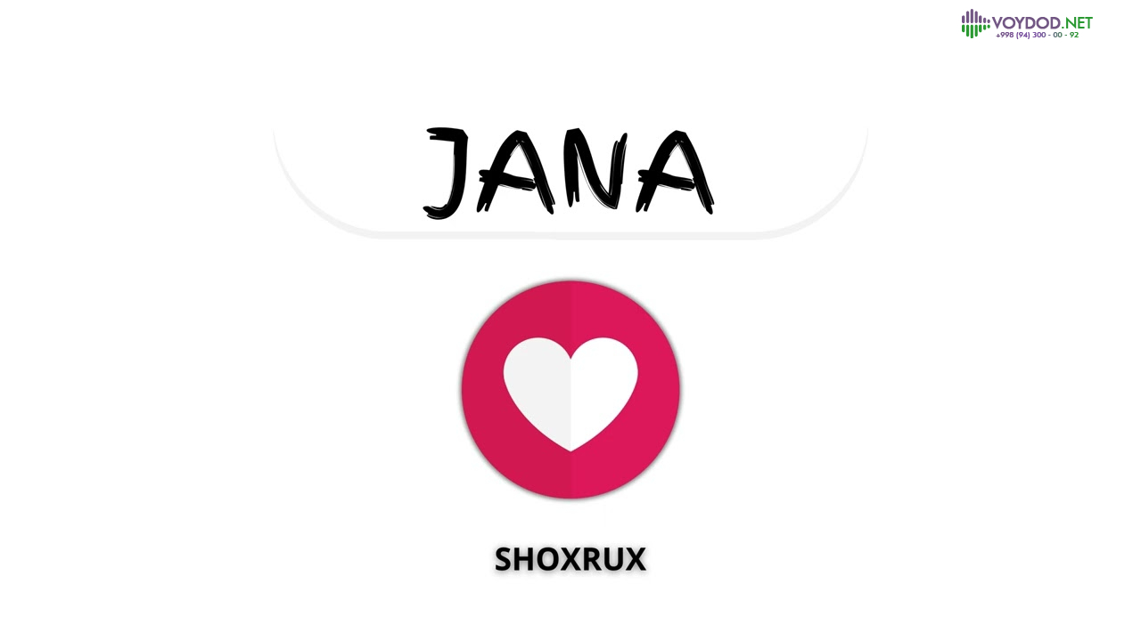 Shoxrux - Jana